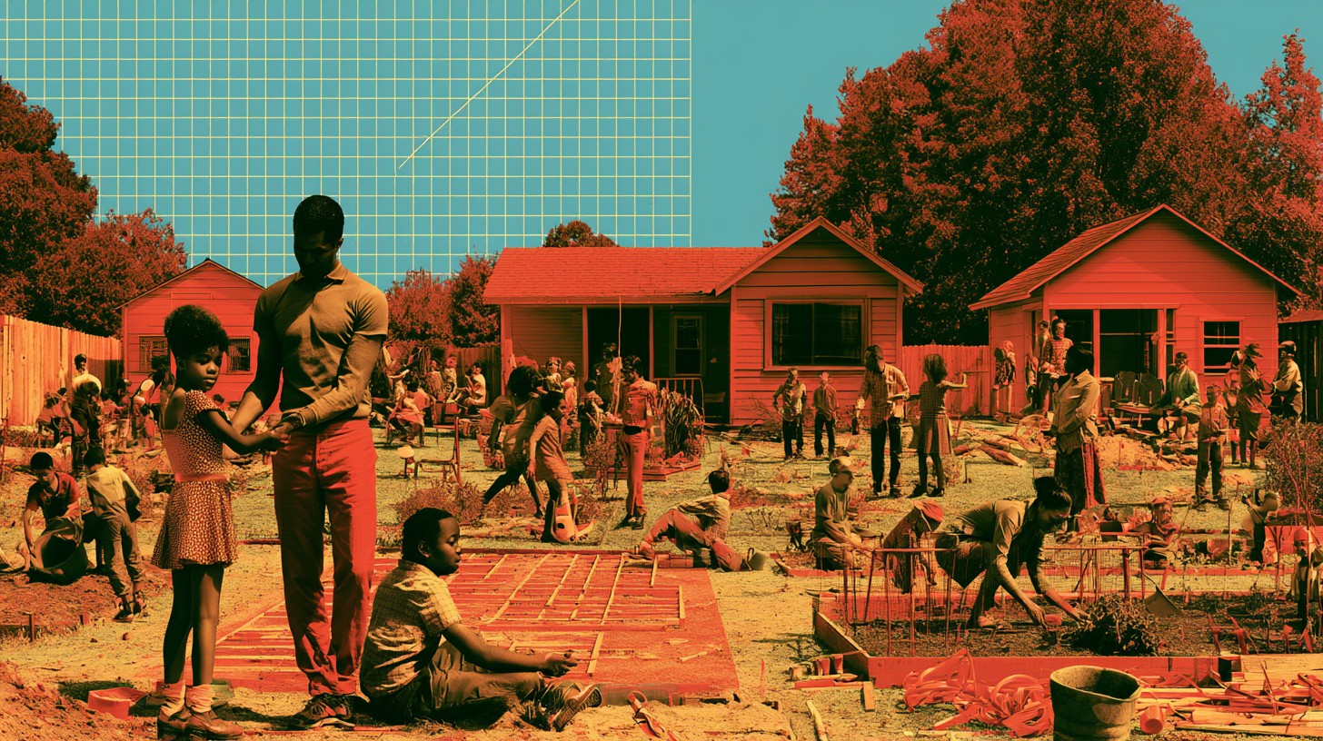 A mixed-age community of children and adults learning together
